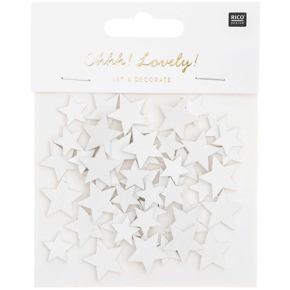 Silver Snowflake Wooden Confetti