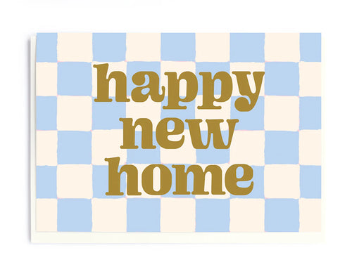 New Home Checker Board Card