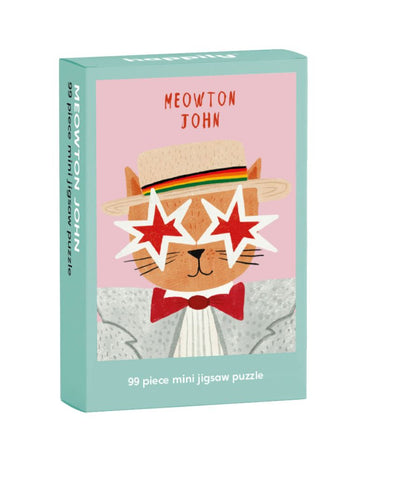 Mini 99 Piece Jigsaw: Meowton John