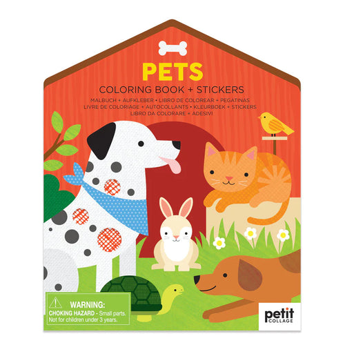 Pets Colouring Sticker Book