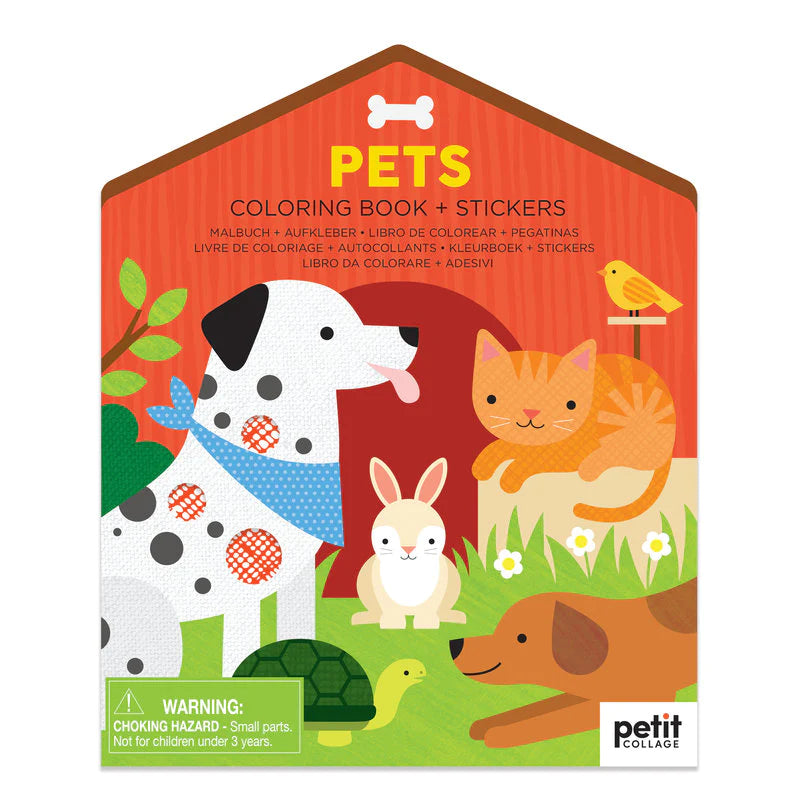 Pets Colouring Sticker Book