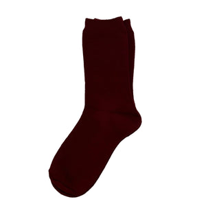 Barcelona Socks: Burgundy