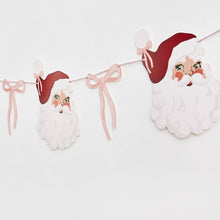 Load image into Gallery viewer, Santa &amp; Bow Garland