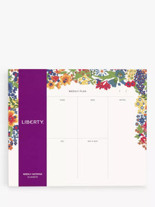 Liberty Margaret Weekly Notepad