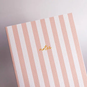 Powder Stripe Notebook