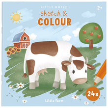 Load image into Gallery viewer, Little Farm Colouring Book