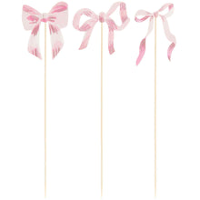 Load image into Gallery viewer, Set Of Bow Cake Decorations