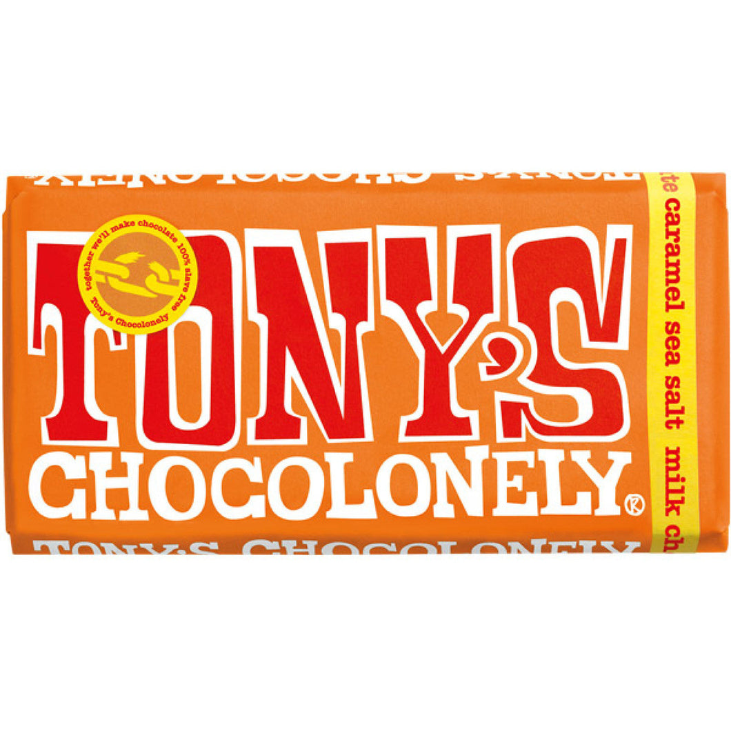 Tony's Milk Caramel Sea Salt Bar 180g