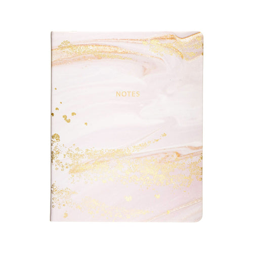 Pink Marble Desk Journal with Bookmark