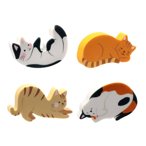 Assorted Cat Erasers