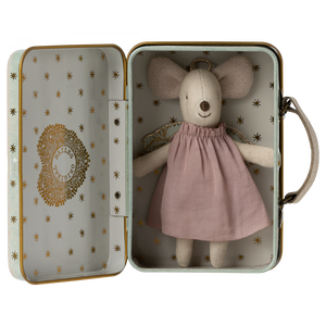 Angel Mouse In Suitcase