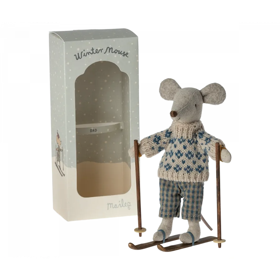 Winter Mice Ski Set: Dad Mouse