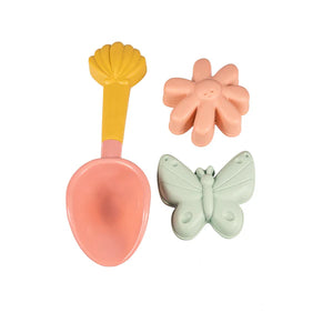 Flowers & Butterflies Pink Beach Set