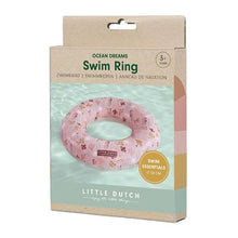 Load image into Gallery viewer, Pink Ocean Dreams Swim Ring