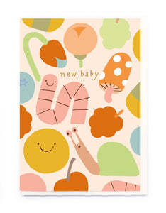 New Baby Nature Card