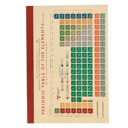 A5 Periodic Table Notebook