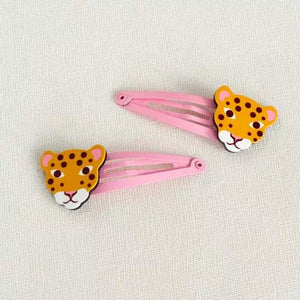 Leopard Hair Clips