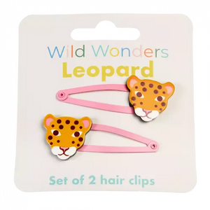 Leopard Hair Clips