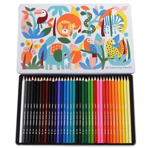 Wild Wonders Set Of 36 Pencils