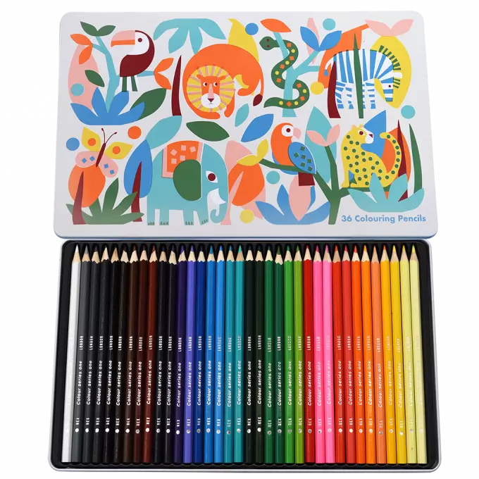 Wild Wonders Set Of 36 Pencils