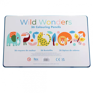 Wild Wonders Set Of 36 Pencils