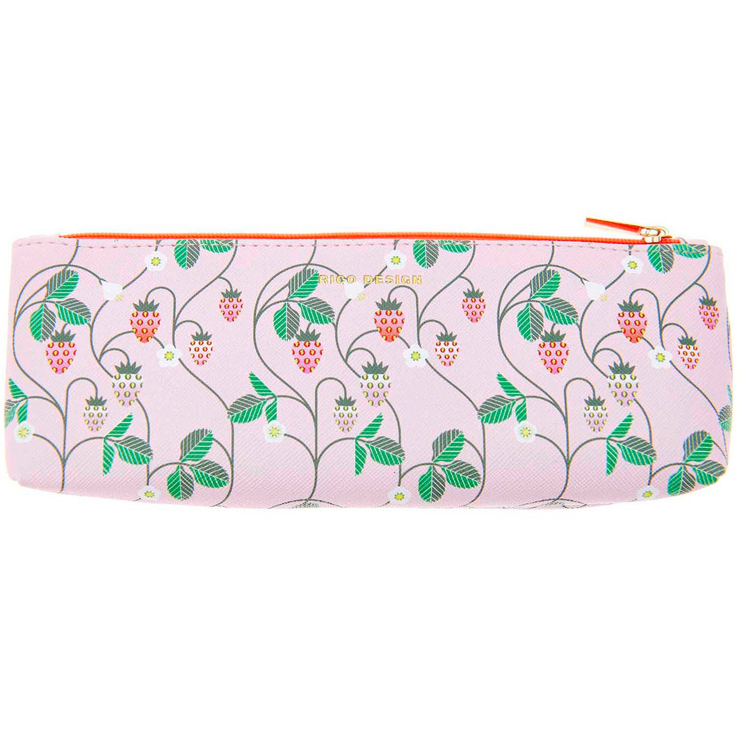 Strawberries & Flowers Pencil Case