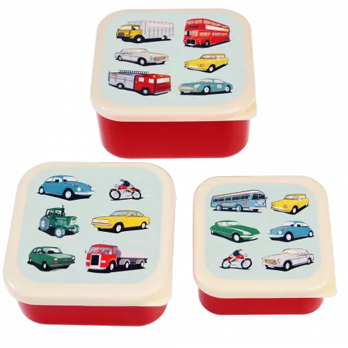 Road Trip Set Of 3 Snack Boxes