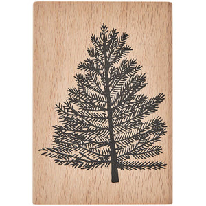 Fir Pine Tree Christmas Stamp