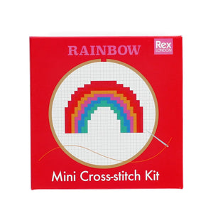 Rainbow Mini Cross Stitch Kit