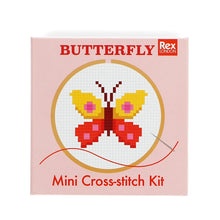 Load image into Gallery viewer, Butterfly Mini Cross Stitch Kit