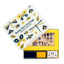 Load image into Gallery viewer, Butterflies &amp; Bugs Wooden Stamp Set