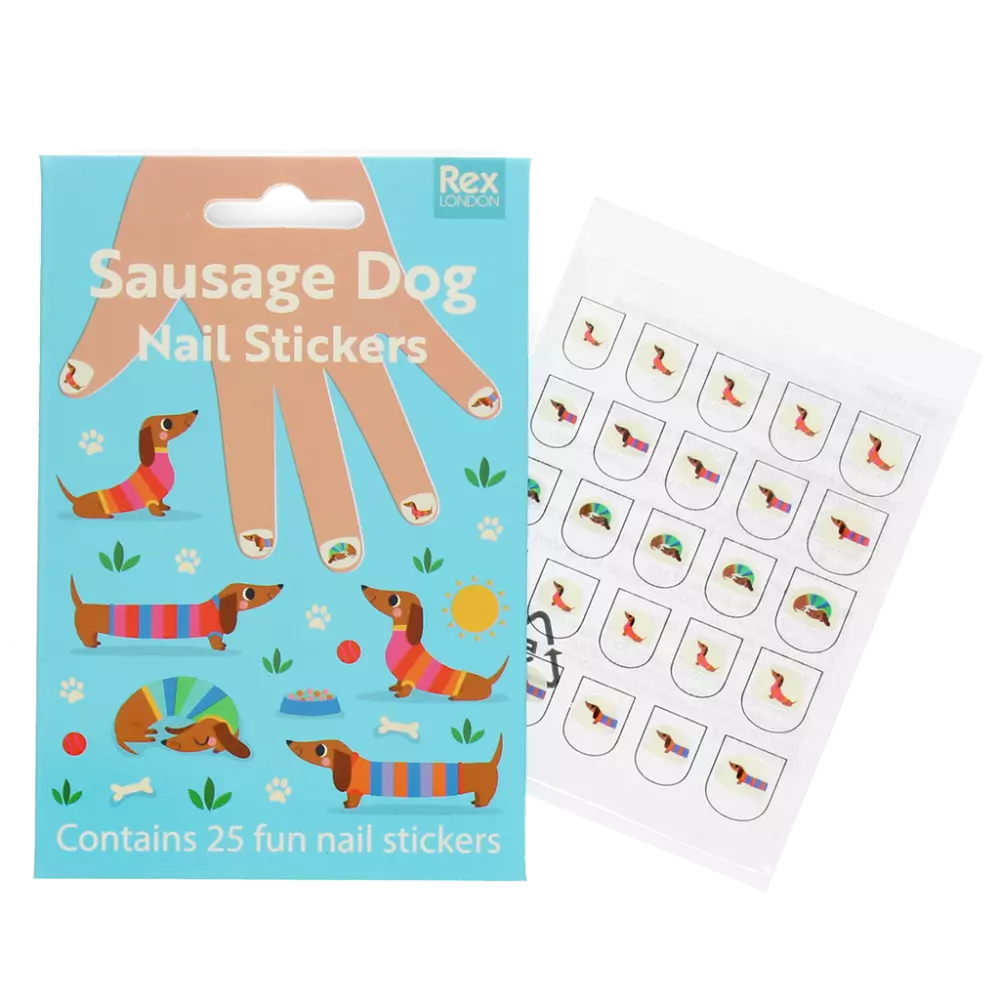 Sausage Dog Nail Stickers