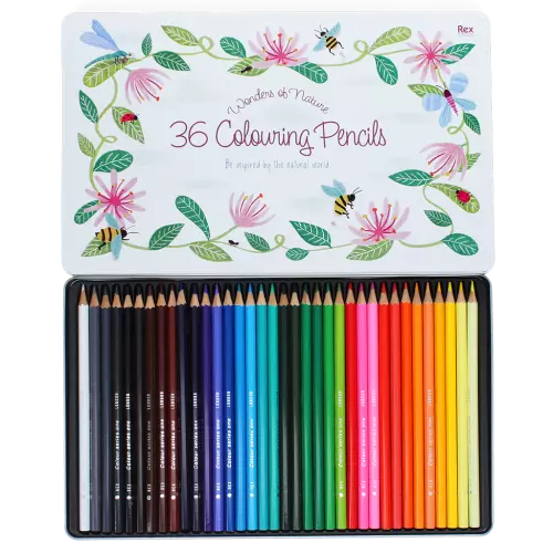 Wonders Of Nature Set Of 36 Pencils