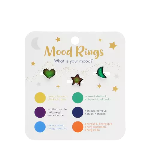 Set Of Three Mood Rings