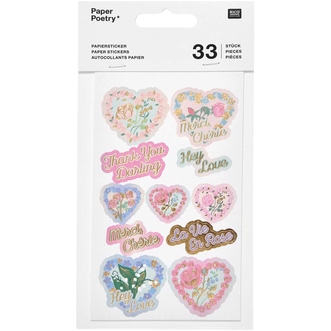 La Vie En Rose Stickers