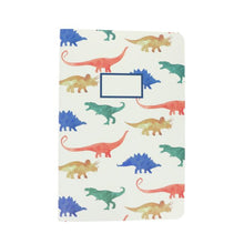 Load image into Gallery viewer, Large Multi Coloured Dinosaur Notebook