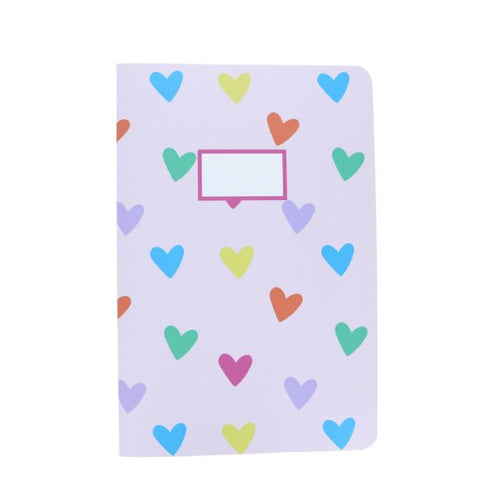 Large Multi Heart Notebook