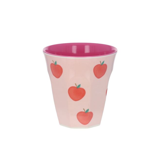 Small Pink Apples Melamine Cup