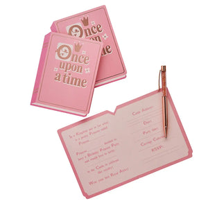 Once Upon A Time Book Invitations