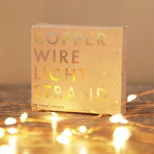 Load image into Gallery viewer, Copper LED Wire String Lights