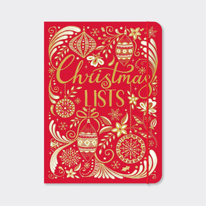 Christmas Lists Notebook