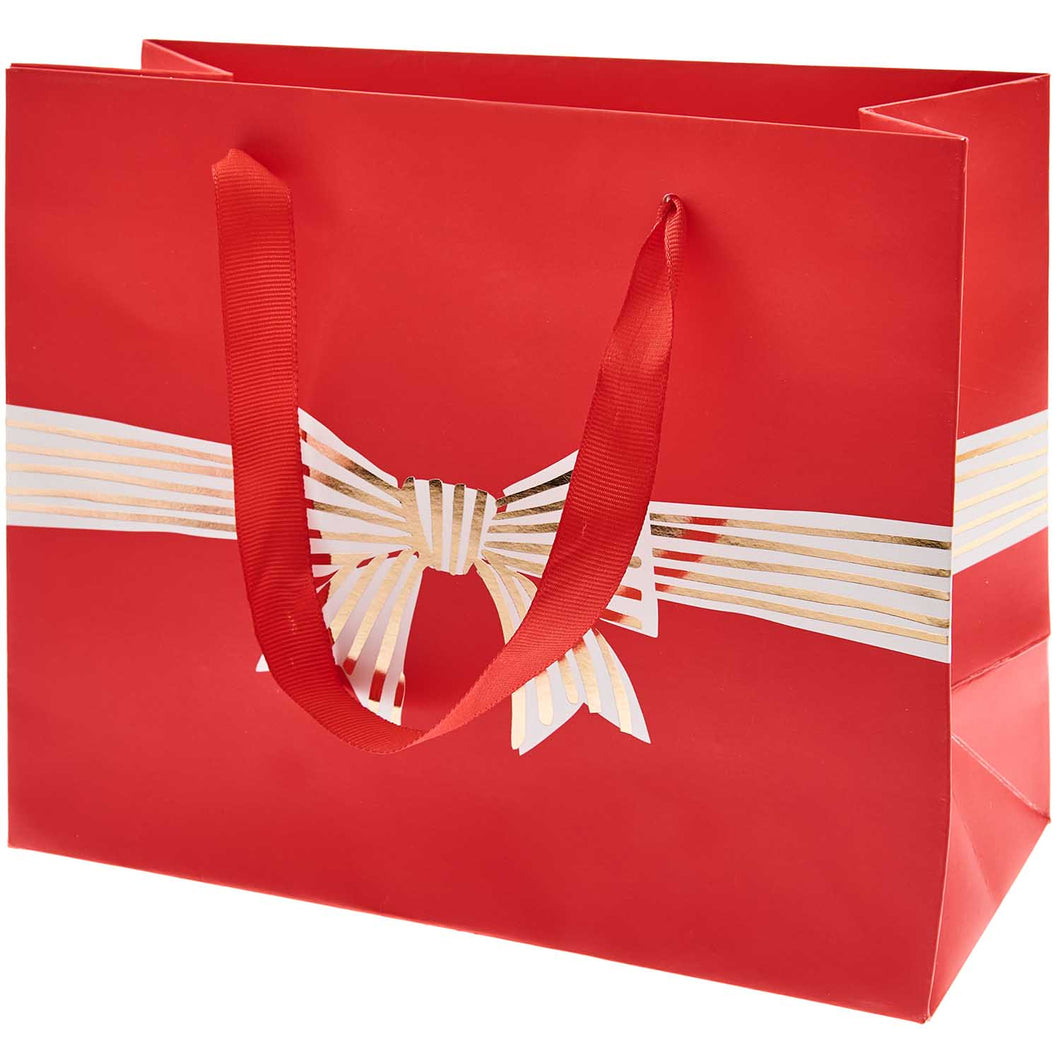 Medium Gold Bow Gift Bag