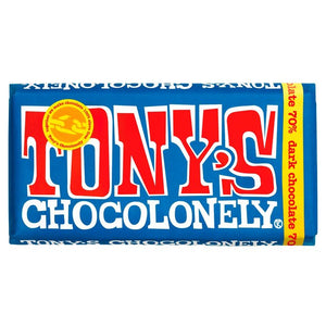 Tony's Dark Chocolate Bar 70% 180g