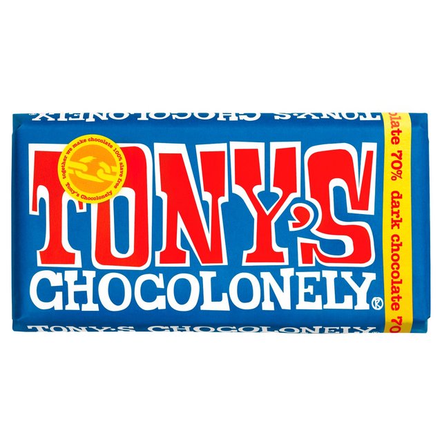 Tony's Dark Chocolate Bar 70% 180g