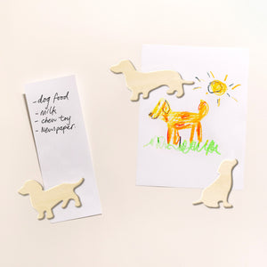 Wooden Dog Magnets