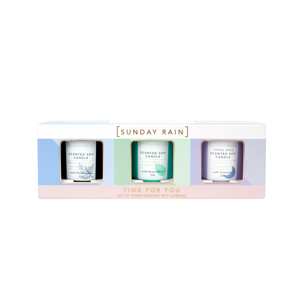 Mini Scented Candle Trio