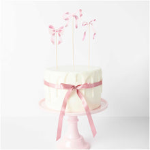 Load image into Gallery viewer, Set Of Bow Cake Decorations