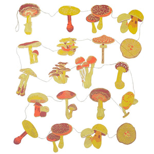 Mushrooms Sewn Garland