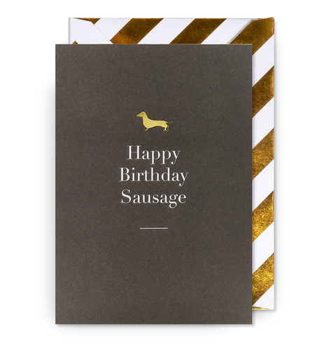 Happy Birthday Sausage Card