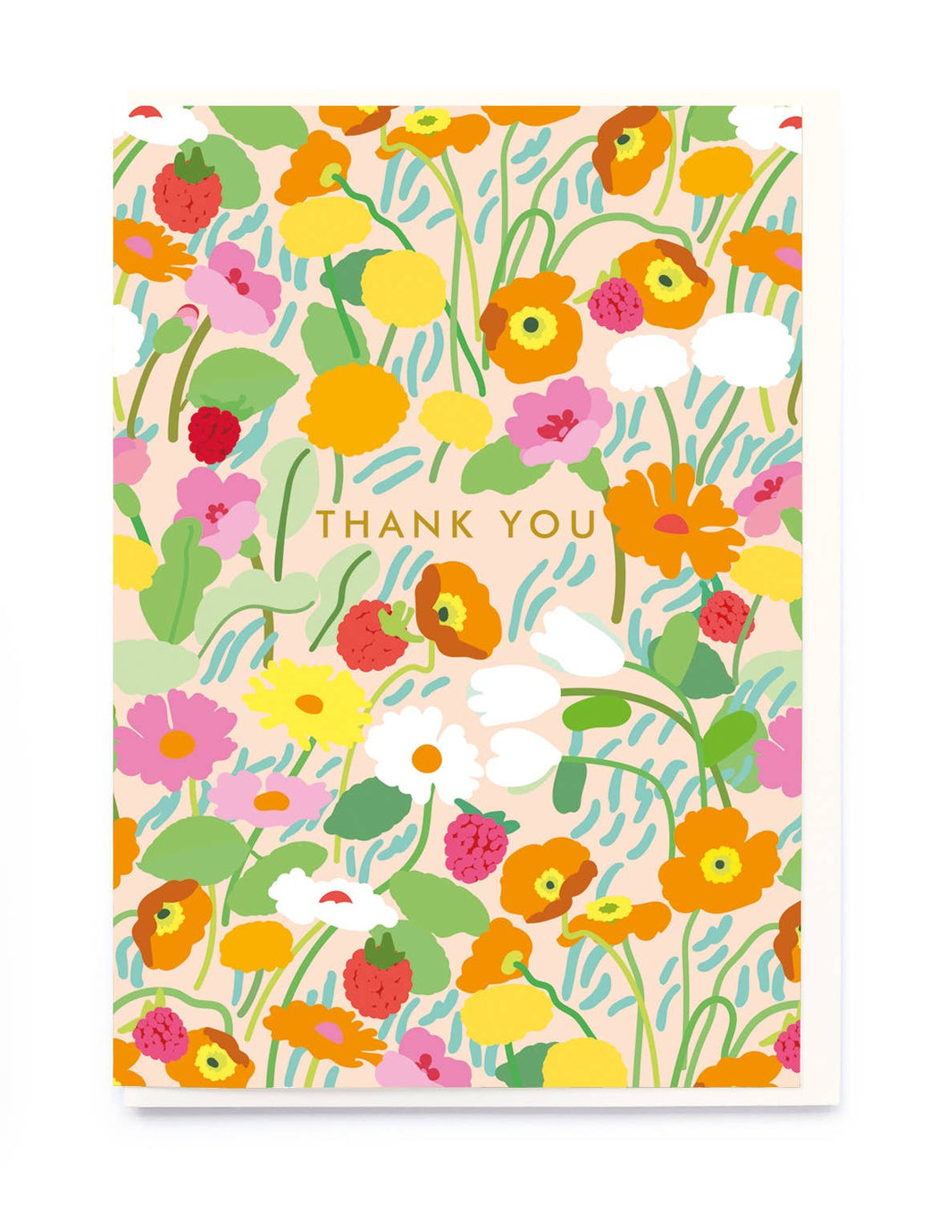 Thank You Floral Card